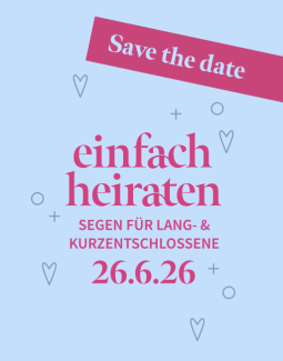 Save the Date Einfach heiraten