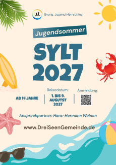Plakat Sylt-Fahrt 2027